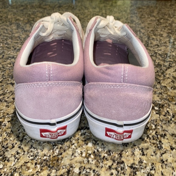 Old Skool Vans Suede and Canvas, in Lilac Purple, size Womens 9, Mens 7.5 - Picture 3 of 9